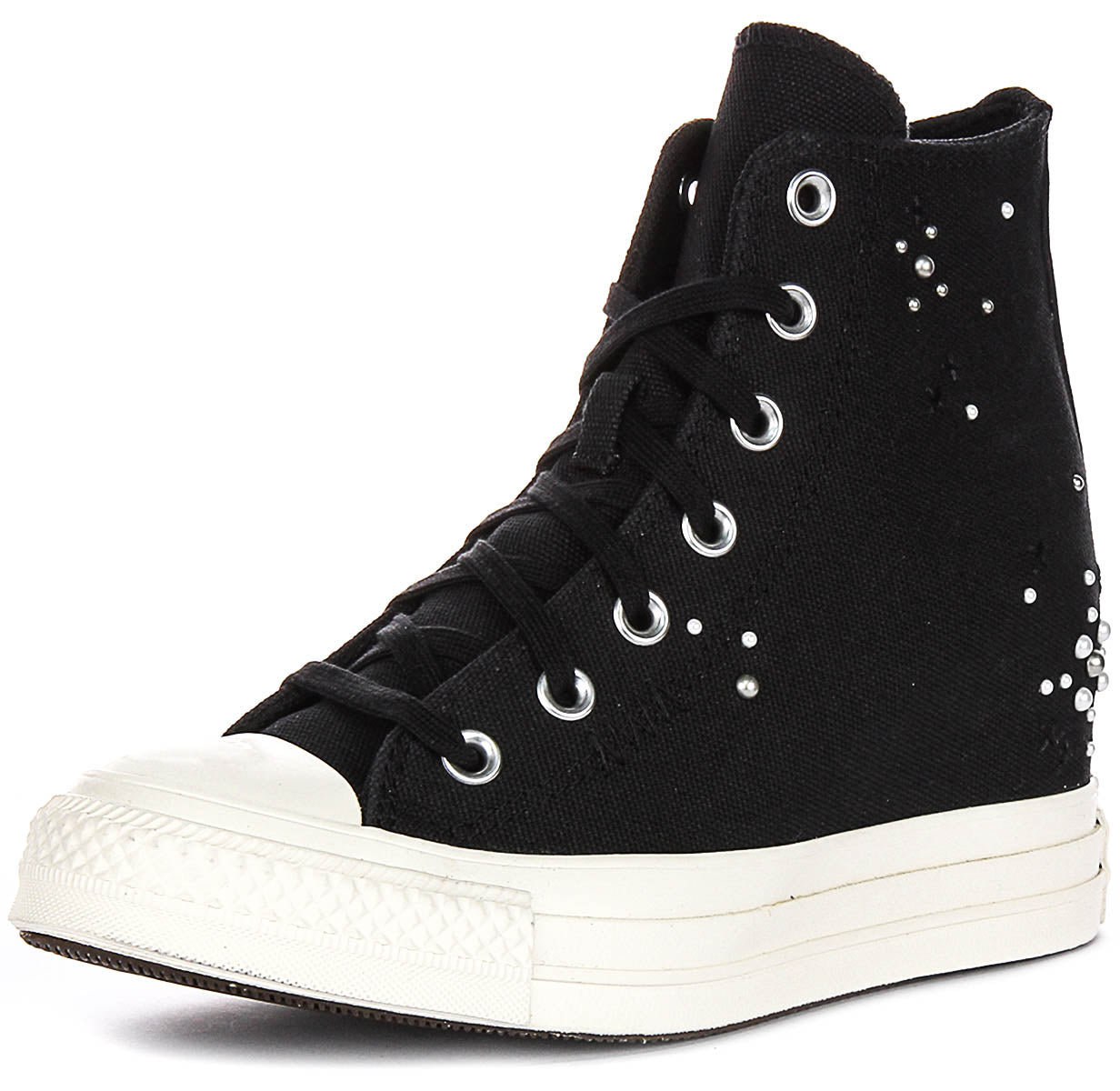 Converse All Star Wedge A12514C In Black White
