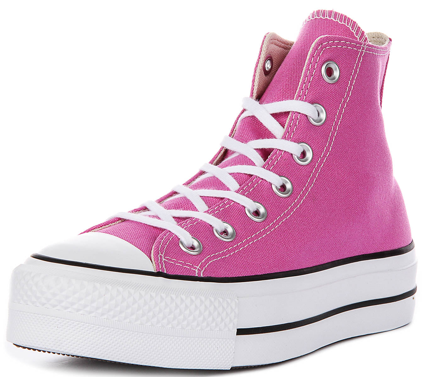 Converse All Star Lift A16101C In Pink Platform For Women