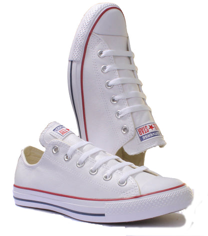 Converse 132173 CT All Star Low Leather Trainer In White