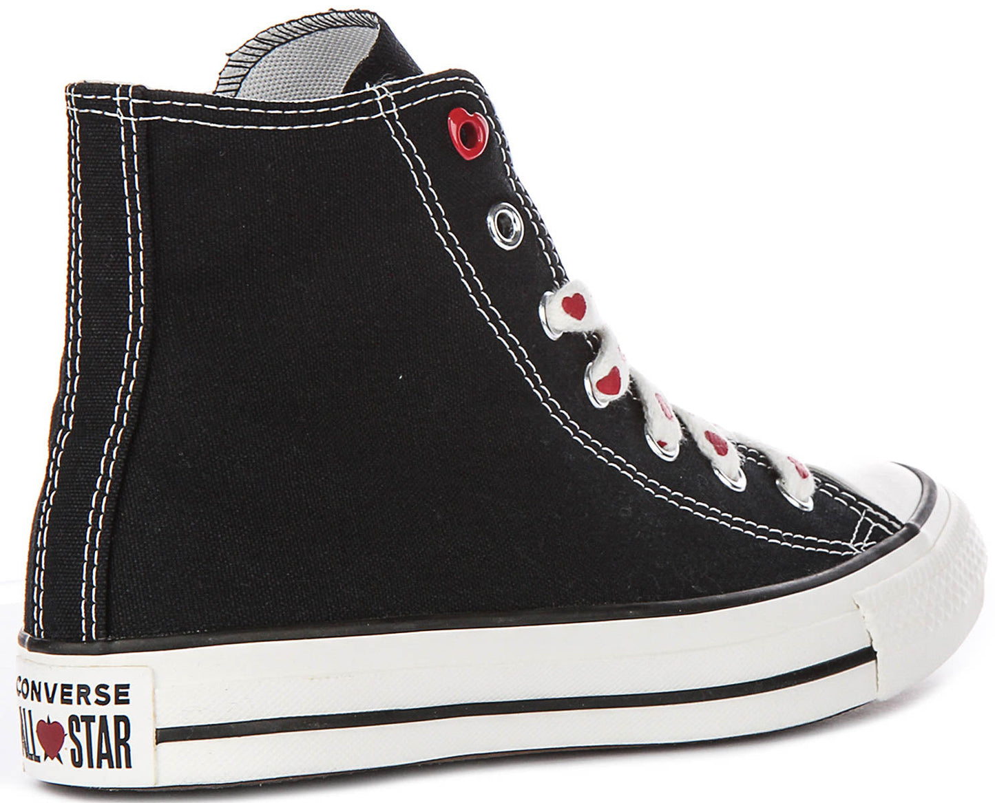 Converse A19064C Valentine's Day In Black Hearts For Junior