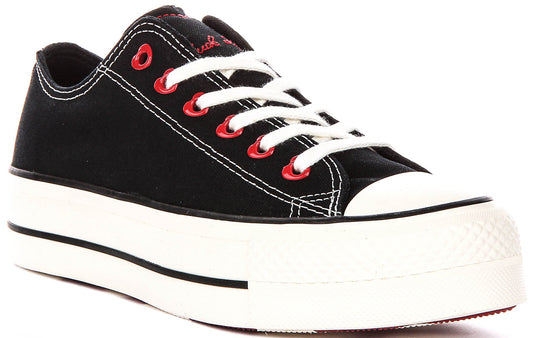 Converse All Star Lift A19059C In Black Valentines Platform
