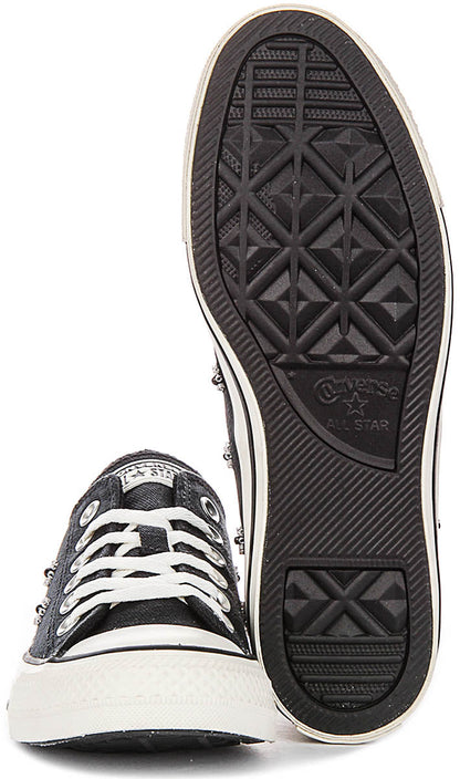 Converse Chuck Taylor A16679C In Black Flower Beads