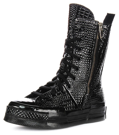 Converse Chuck 70 Plus XH A09381C In Black Croc