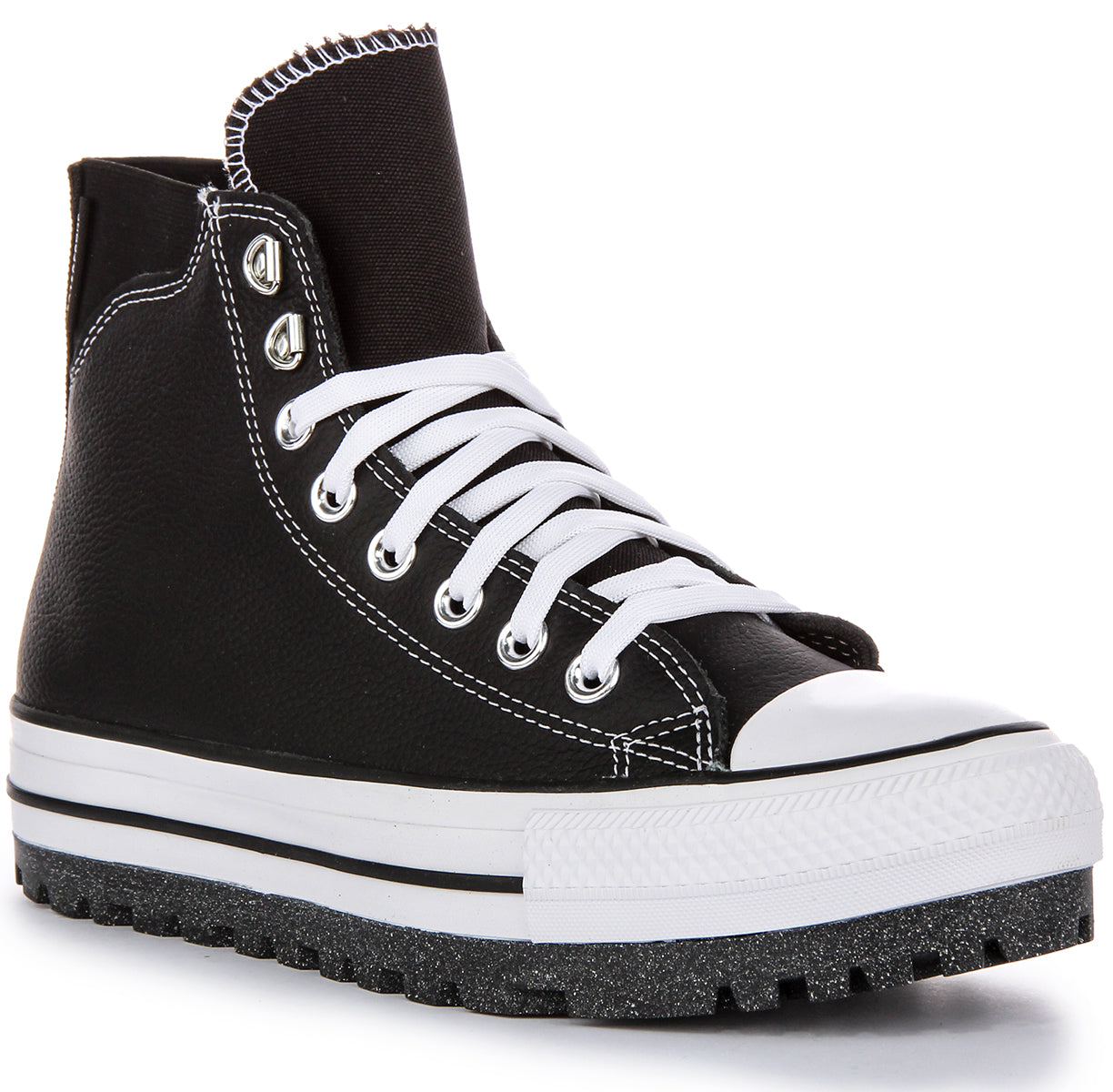 Converse A04480C City Trek In Black White | Waterproof