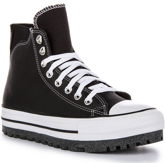 Converse A04480C City Trek In Black White | Waterproof