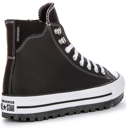 Converse A04480C City Trek In Black White | Waterproof