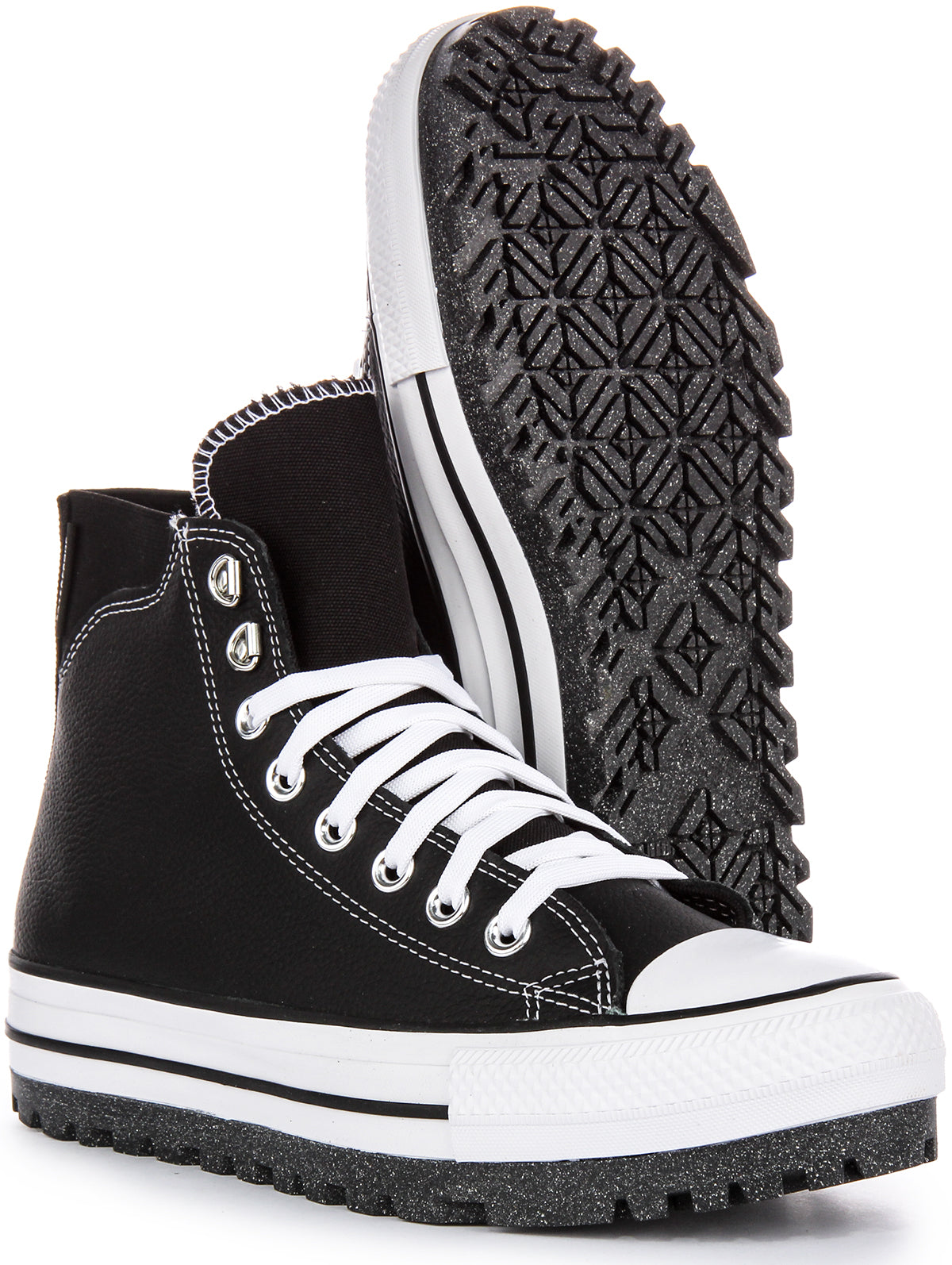 Converse A04480C City Trek In Black White | Waterproof