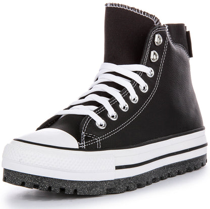 Converse A04480C City Trek In Black White | Waterproof