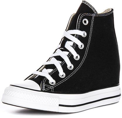 Converse All Star Wedge A11909C In Black White For Women
