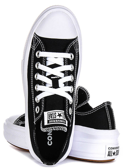 Converse All Star Move 570256C In Black White Platform
