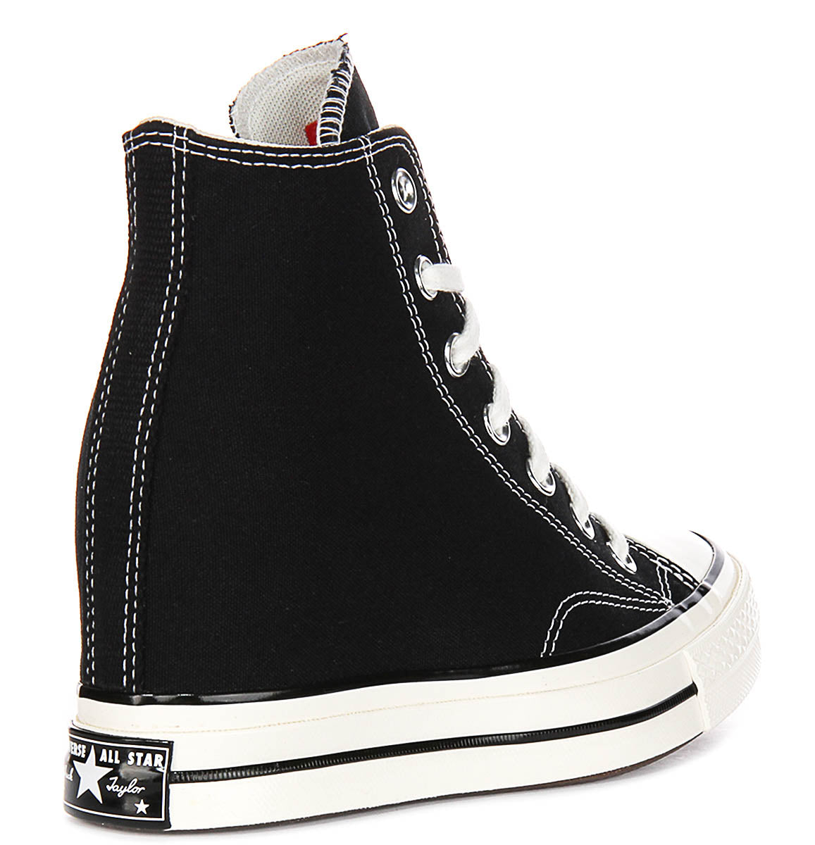 Converse Chuck 70s A12563C Wedge In Black White Platforms