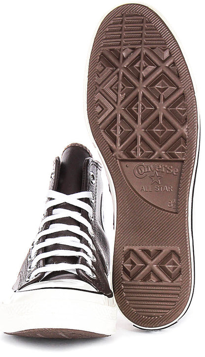 Converse Chuck 70s A10154C High Tope In Brown Leather