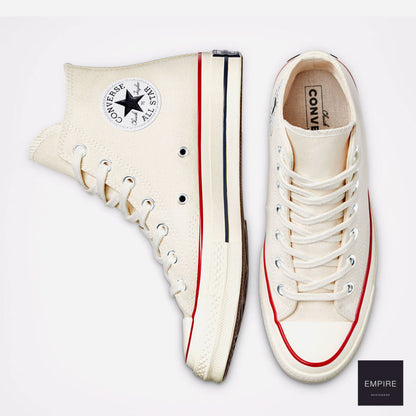 CONVERSE CHUCK TAYLOR 70 HI - Parchment Garnet Egret
