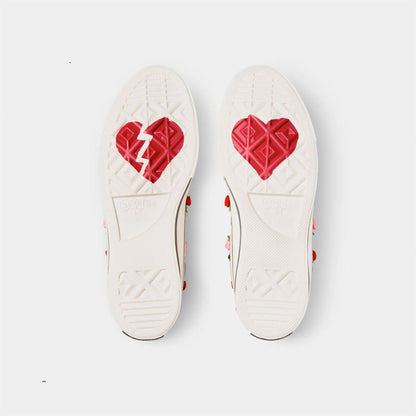 Converse - Chuck Taylor 70 Hi "Roses" -  Egret/Red/Lt Jellyfish Jitter