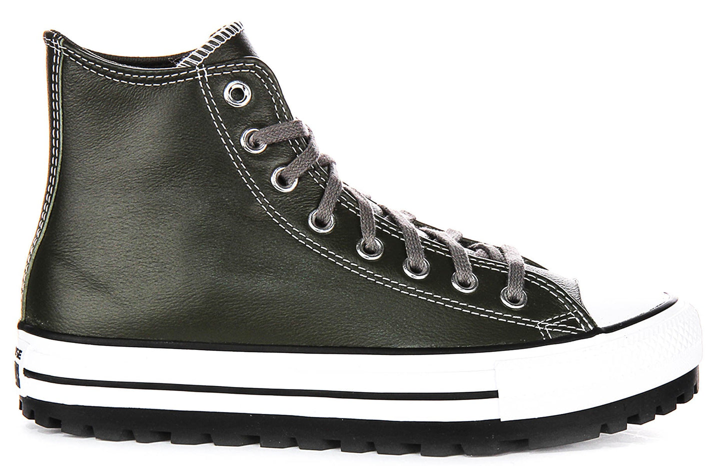 Converse All Star City Trek A09489C In Dark Green Leather