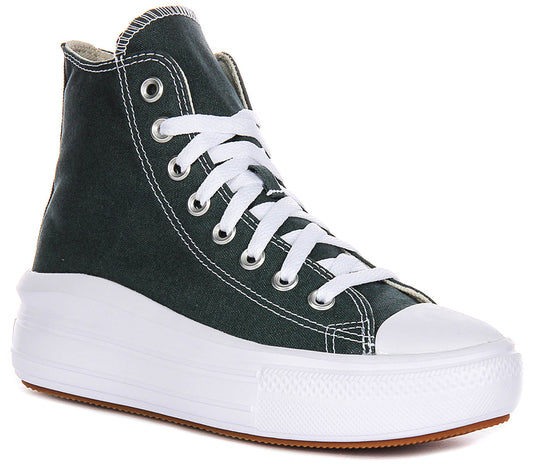 Converse All Star Move A10664C In Dusky Green For Women