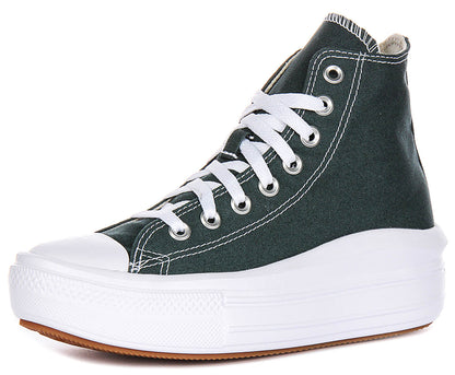 Converse All Star Move A10664C In Dusky Green For Women