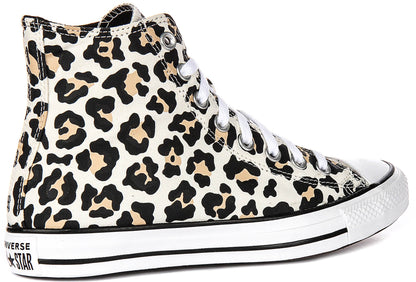 Converse All Star High A14939C In Leopard Print