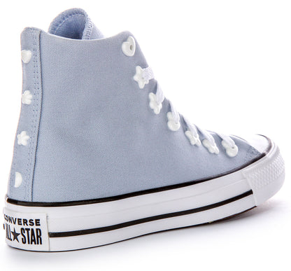 Converse All Star Cloudy Daze Star Eyelets Light Blue