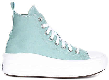 Converse All Star Move A10703C In Mint For Junior Platform