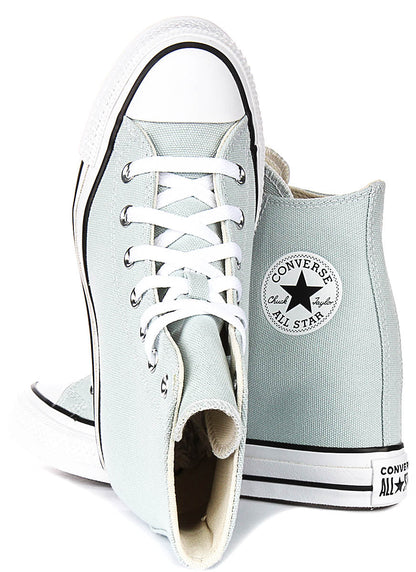 Converse All Star Wedge Hi A13532C In Light Blue For Women