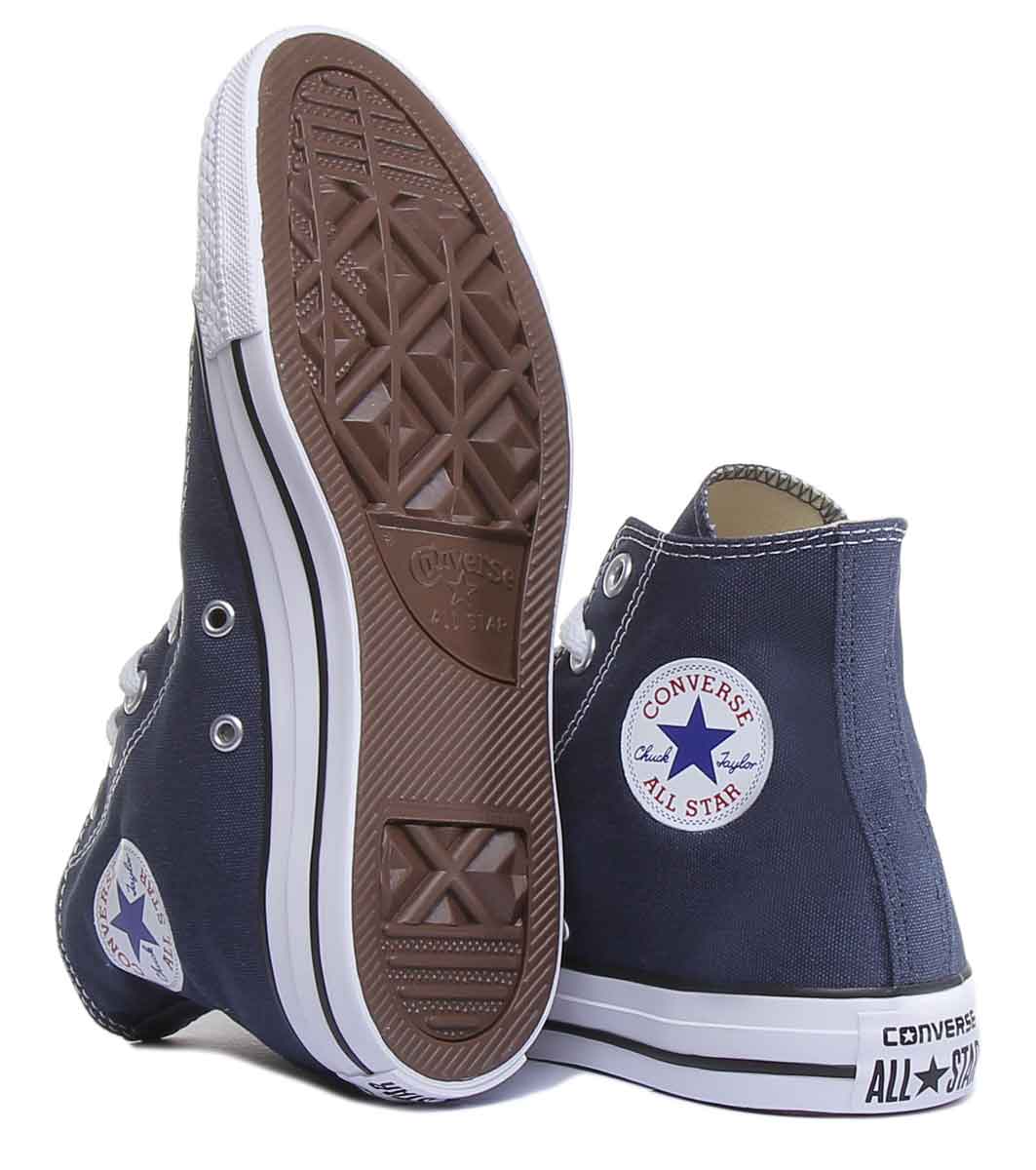 Converse All Star High Core Canvas Trainer In Navy White