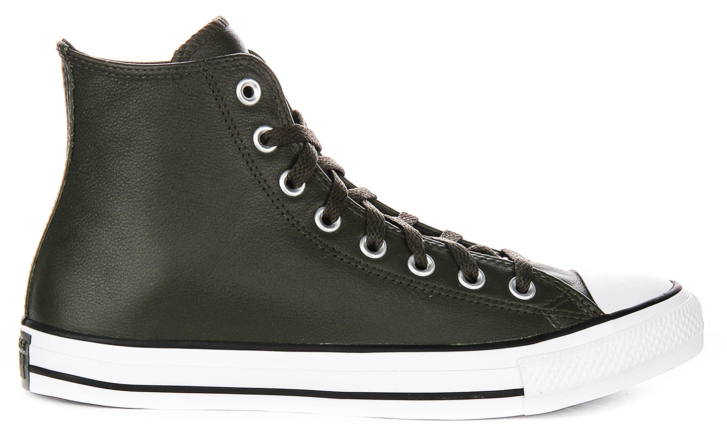 Converse Chuck Taylor A09481C High In Olive Green Leather