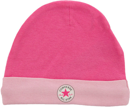 Converse Crib Set In Pink including Bootie, Hat & Bib
