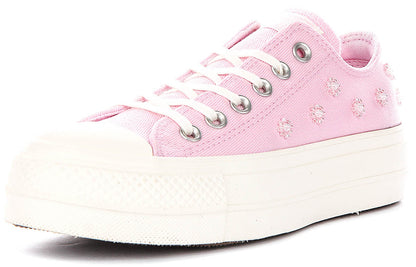 Converse All Star Lift A16108C In Pink Beads Platform