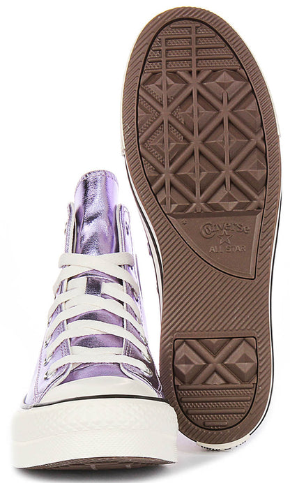 Converse Chuck Taylor A13449C EVA Lift In Purple Metalic