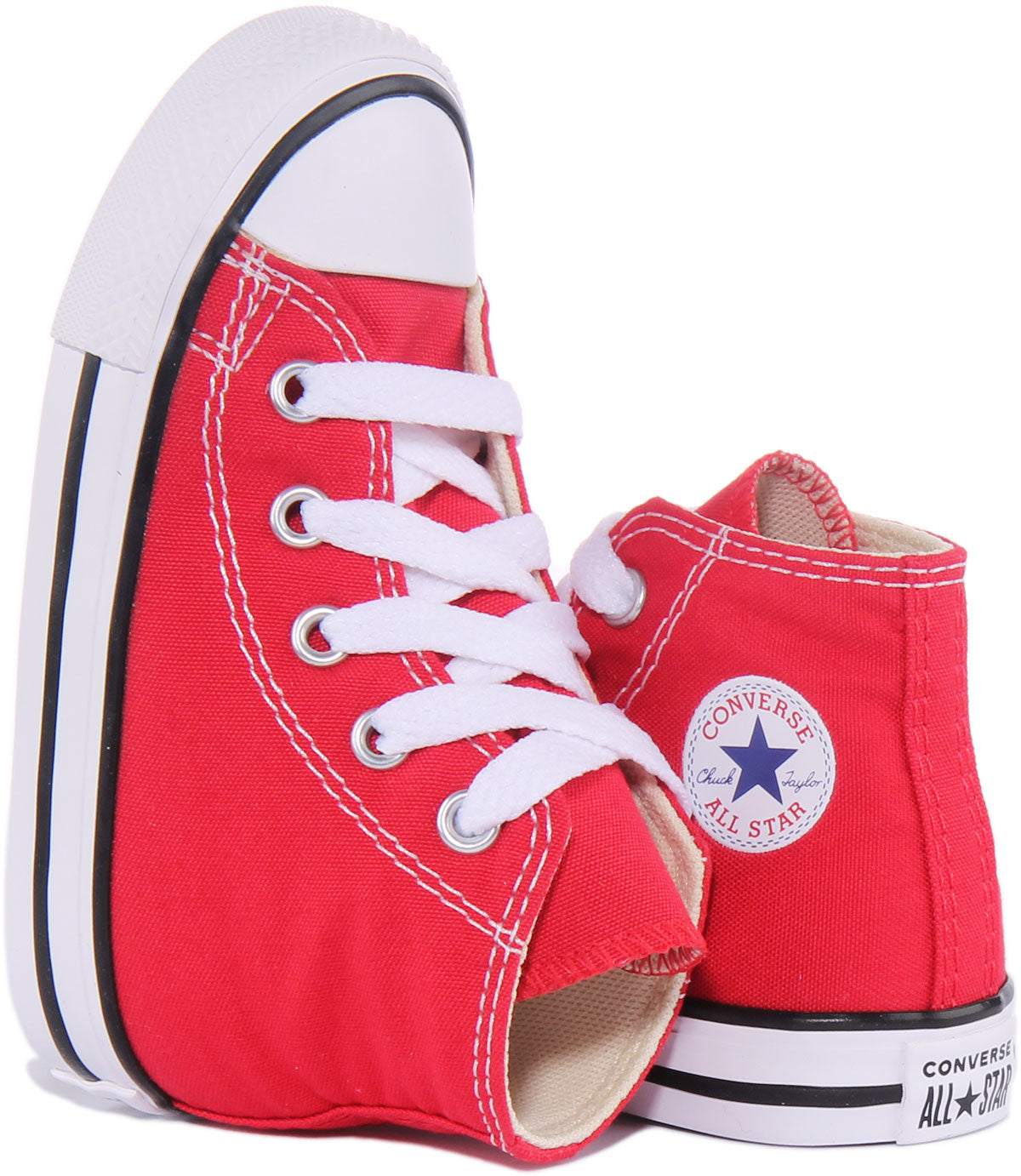 Converse All Star Hi Core In Red For Infants