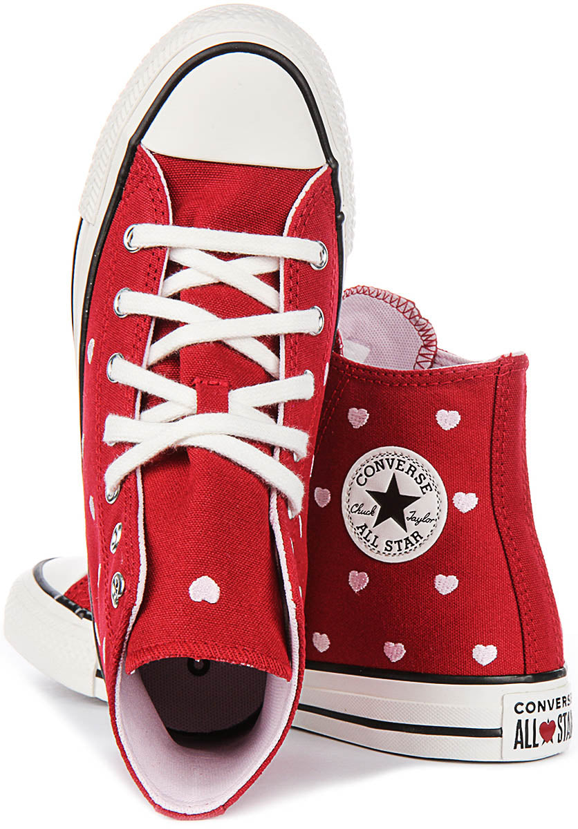 Converse Chuck Taylor All Star A19065C In Red Pink For Junior