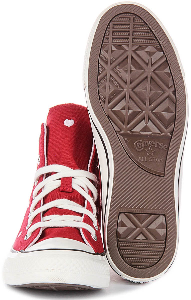 Converse Chuck Taylor All Star A19065C In Red Pink For Junior