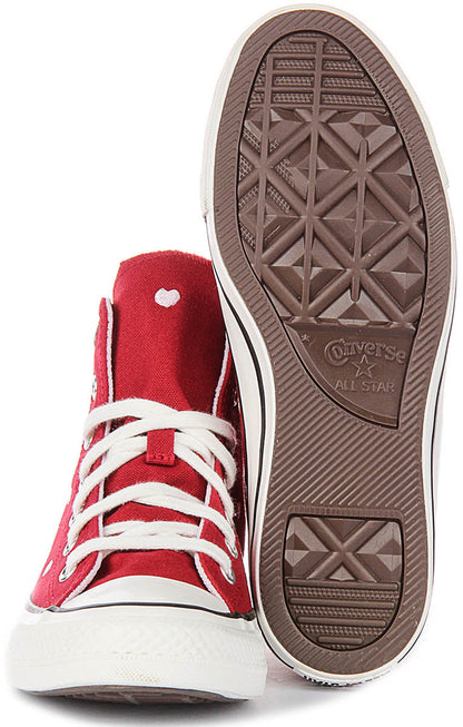 Converse Chuck Taylor All Star A19065C In Red Pink For Junior