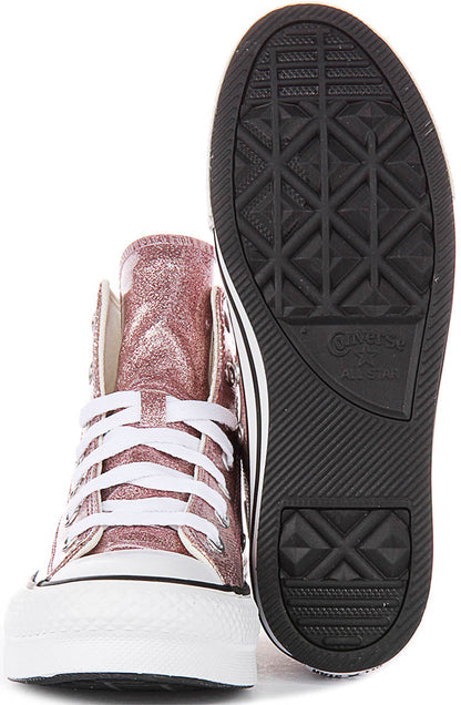 Converse A19097C In Rose Glitter For Junior