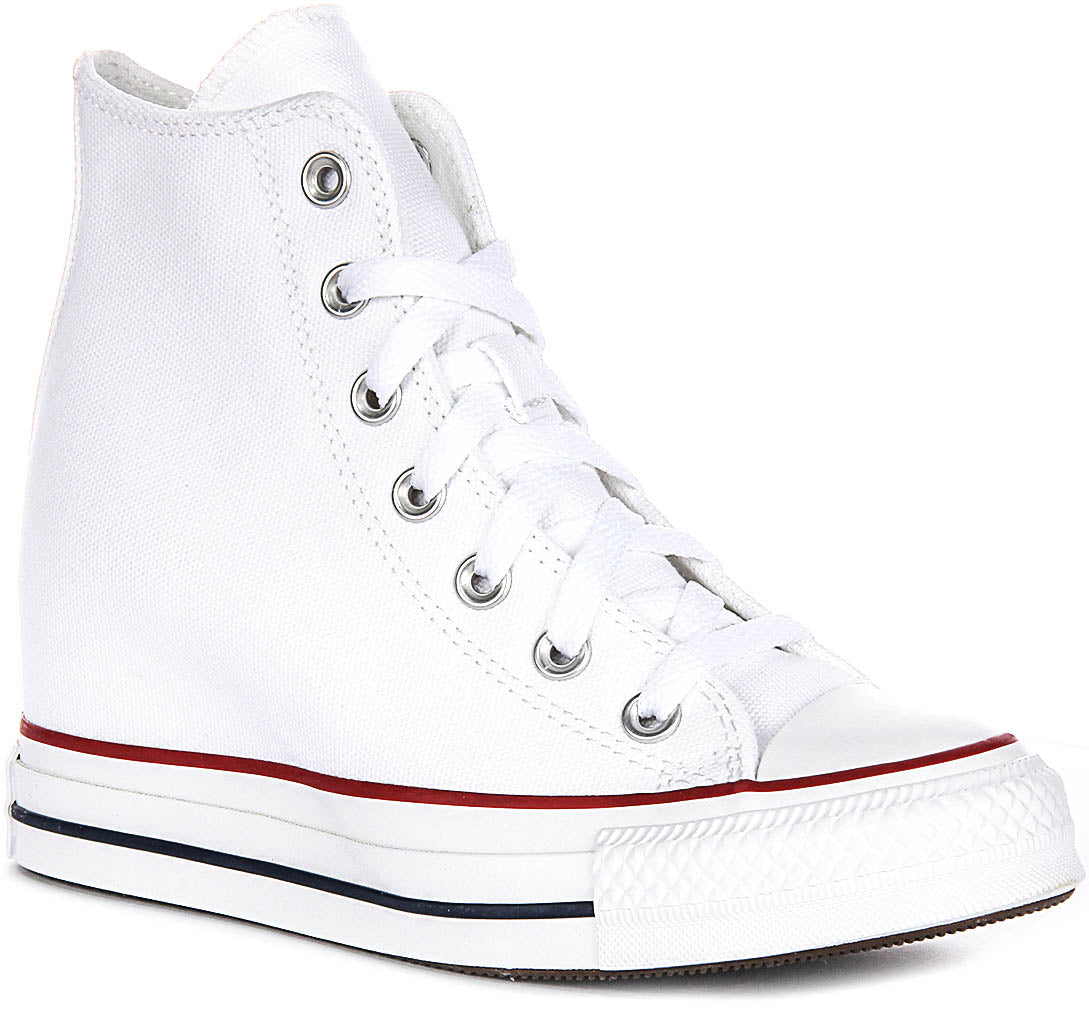 Converse All Star Wedge A11908C In White For Women