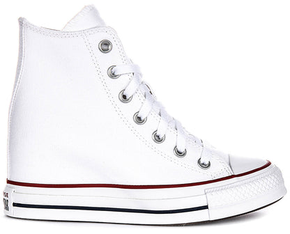 Converse All Star Wedge A11908C In White For Women