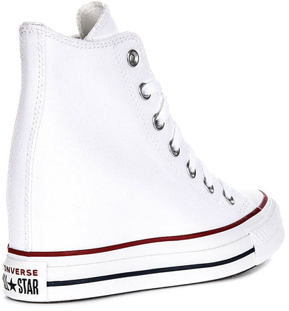 Converse All Star Wedge A11908C In White For Women