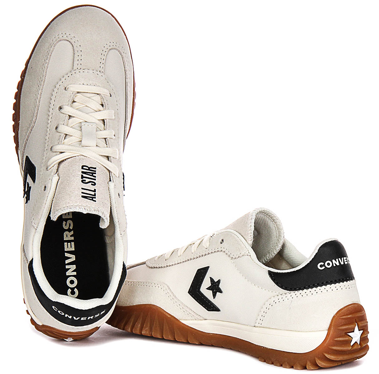 Converse Run Star Trainers A08262C In White Black