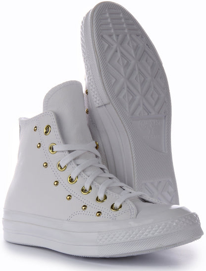 Converse Chuck 70s A06808C In White Gold Studd For Women